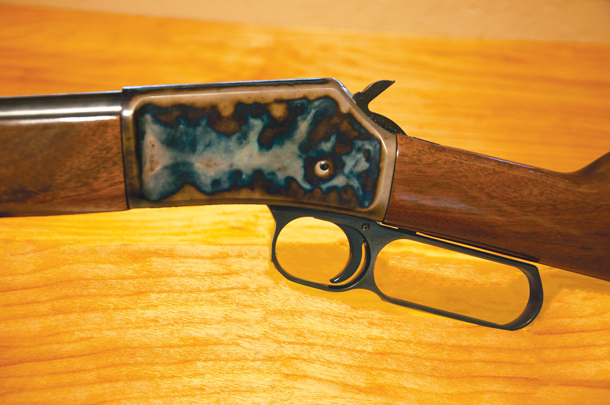 The Browning BL-22 was introduced in the late 1960s and remains a popular .22 rimfire due largely to its traditional lines. The Turnbull case coloring enhances the look of the rifle.